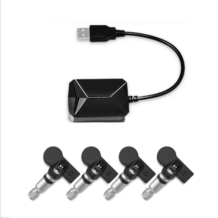 USB TPMS Padangų Slėgio Stebėjimo Sistema 