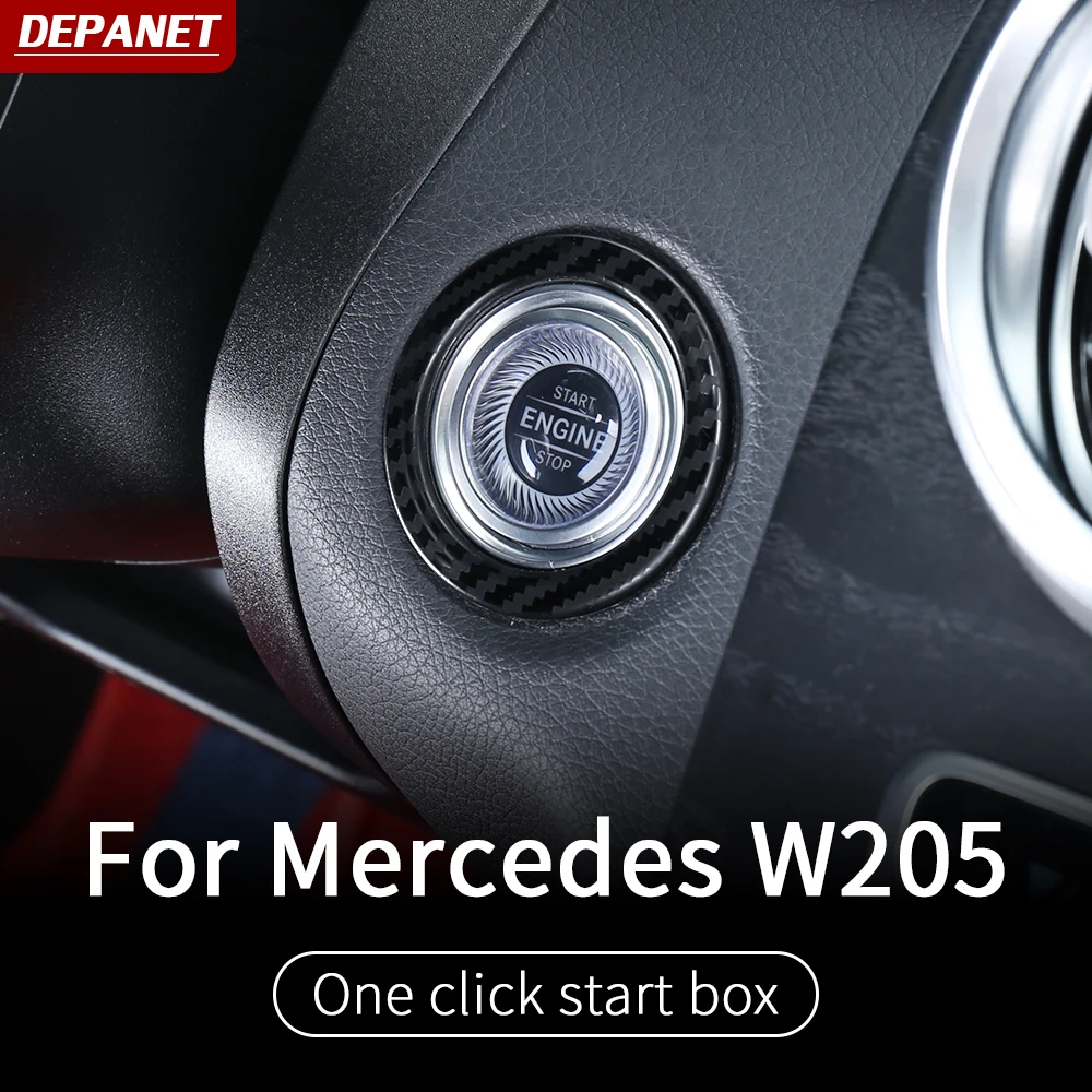 Vienas pelės mygtuku spustelėkite pradėti rėmo apdaila Mercedes w205 amg coupe / kreminė c63 mercedes c klasė aksesuarai w205 Mercedes amg sedanas
