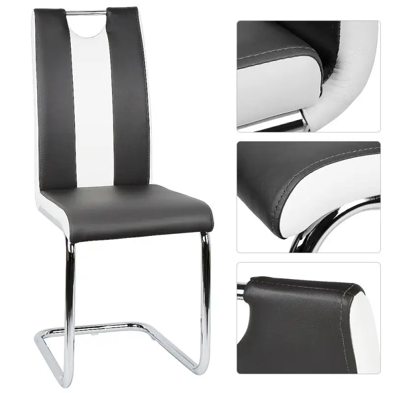 2VNT Valgomojo Kėdės Modernus Paprastumas Šeimos Miegamasis Tyrimas Kambarį Laisvalaikio Kėdė PU Patogus Valgomasis Kėdės, Biuro Kėdės HWC
