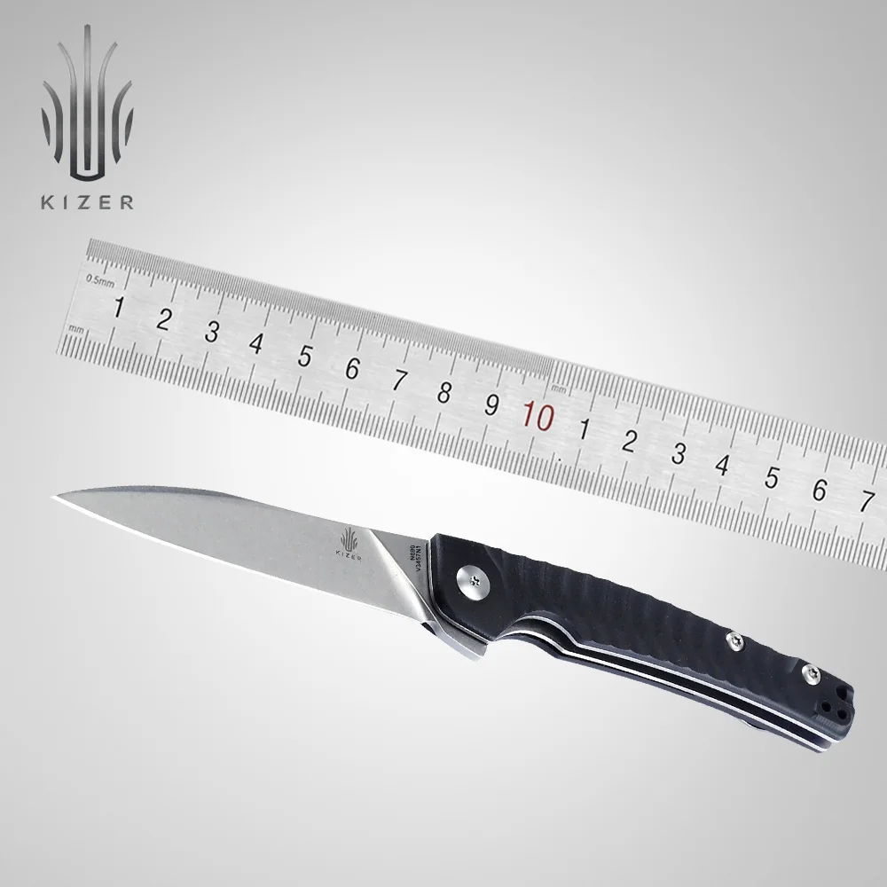 Kizer sulankstomas peilis V3457N1/V3457N2 RAKŠTIS nešiojamų aukšto kietumo N690 plieno peilis išgyvenimo medžioklės peilis