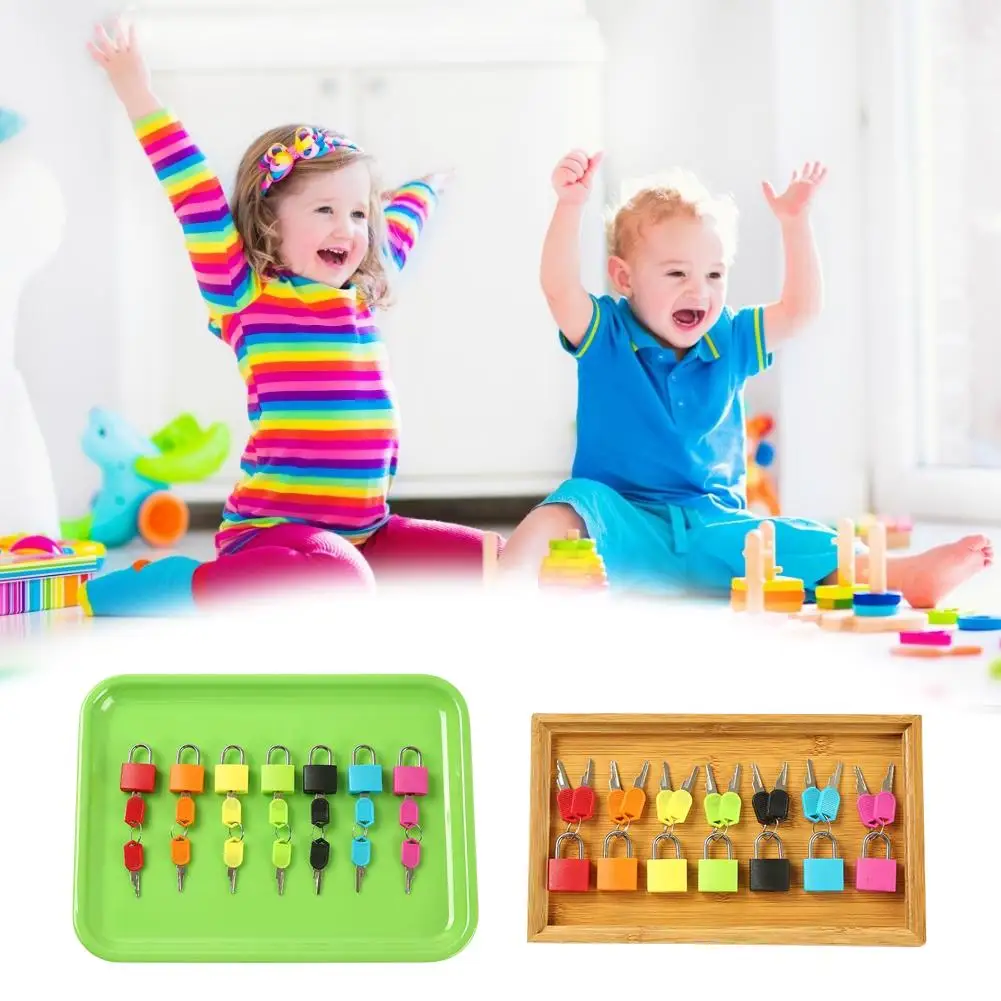Mediniai Ankstyvo Mokymosi Išlaisvinti Žaidimas Ikimokyklinio Ugdymo Montessori Rakinimo Jutimo Žaislas, Skirtas 3 Metų Ir Daugiau