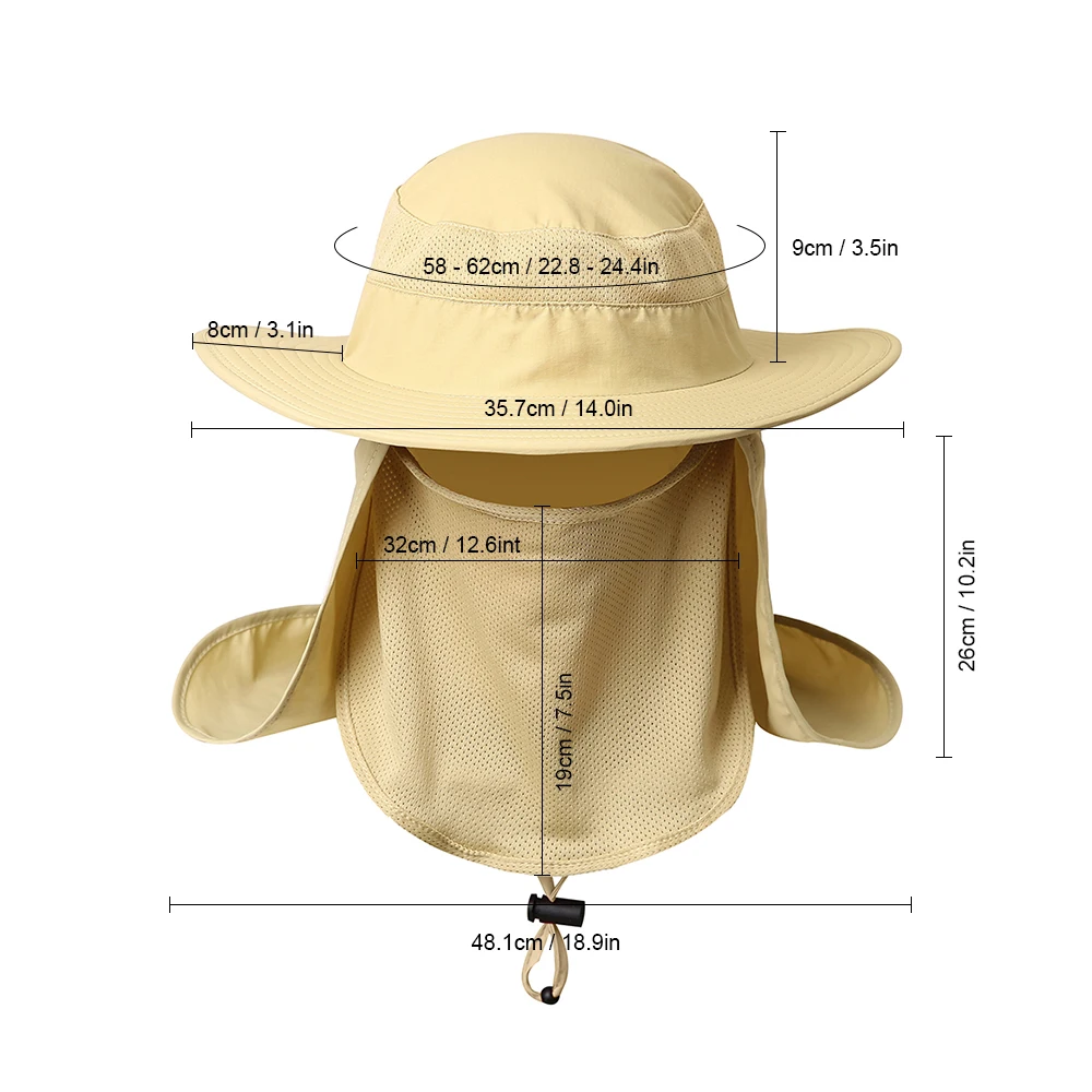 Lauko UV Apsauga Orui Veido, Kaklo Atvartu Skrybėlę Žvejybos Hat Anti-uodų Skrybėlę Bžūp