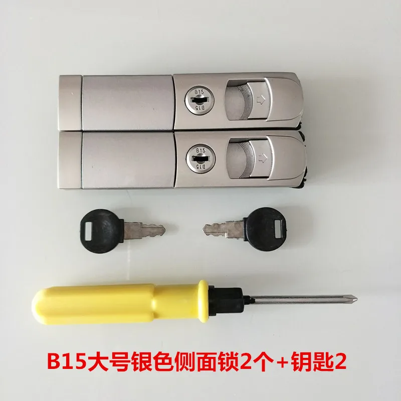 Kelionės bagažo vežimėlio aliuminio rėmas, bagažo lock priedai sagtis užraktas B15 muitinės lock, fiksuotas užrakto remontas dalies pakeitimas