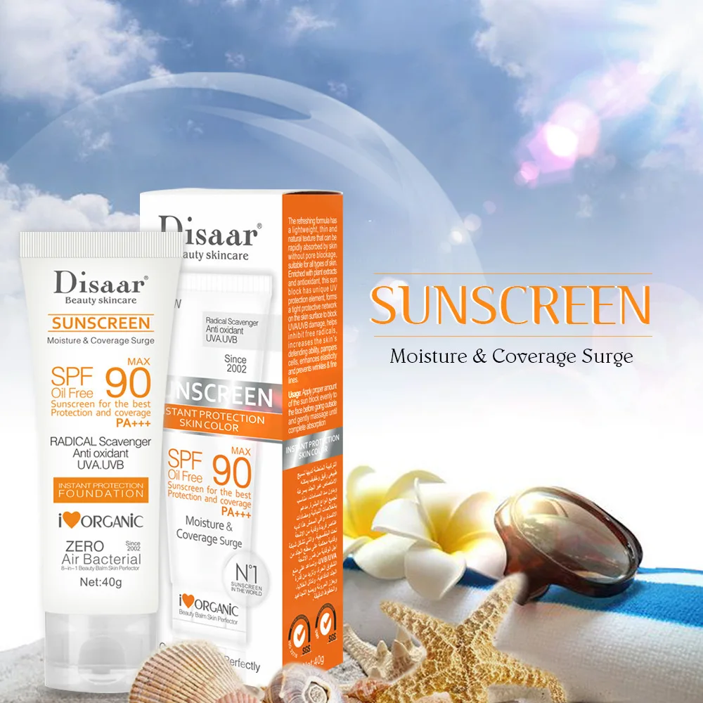 Veido odos priežiūros nuo Saulės Su Ilgalaikis, Vandeniui Kontrolės Aliejus, Antioksidantas Saulės Spf90+++ Saulės balinimo saulės, spray
