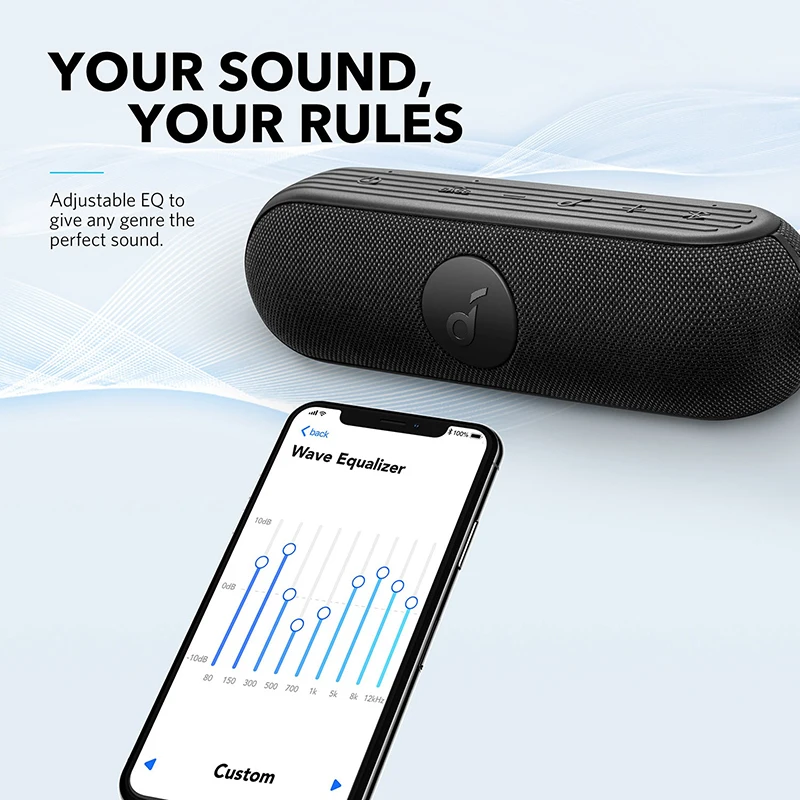 Soundcore Piktogramą+ Portable Bluetooth Speaker, IP67 atsparus Vandeniui Garsiakalbis, 20-Watt Garso Išvestis 12 Valandų Grojimo, Paplūdimio Šalis