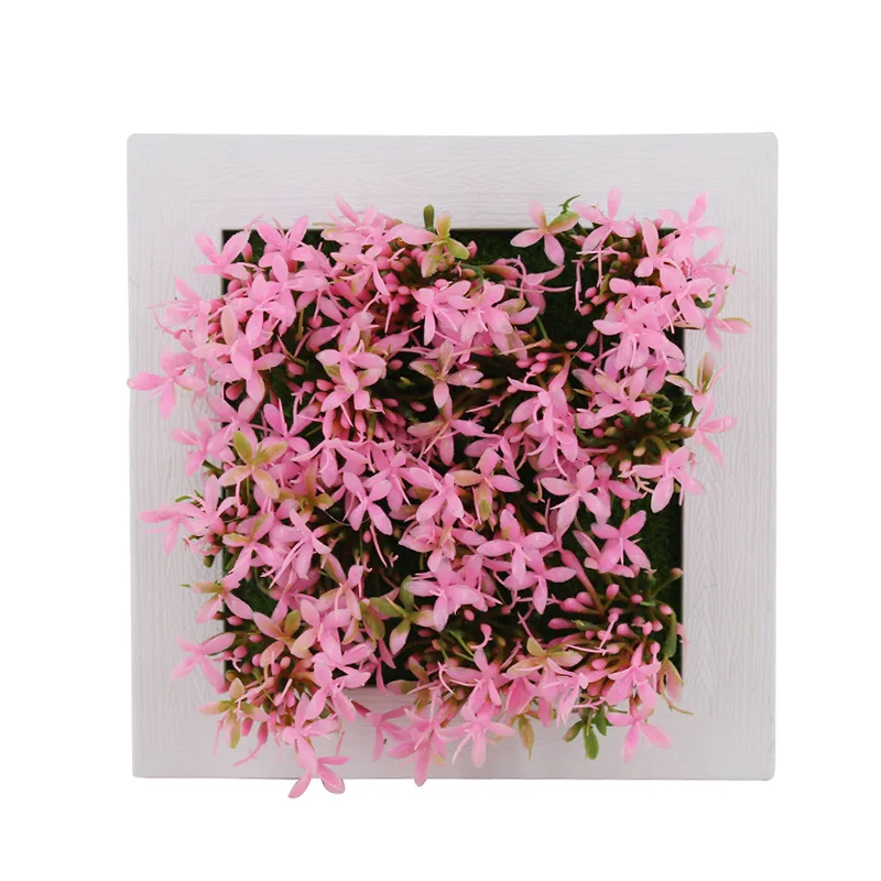 3D Augalų Siena Lipdukas Namų Dekoro Sienos Dirbtinės Gėlės Rėmo Padirbtų Augalų Sienos Meno Freskos Kambarį/Vestuvių Papuošimas