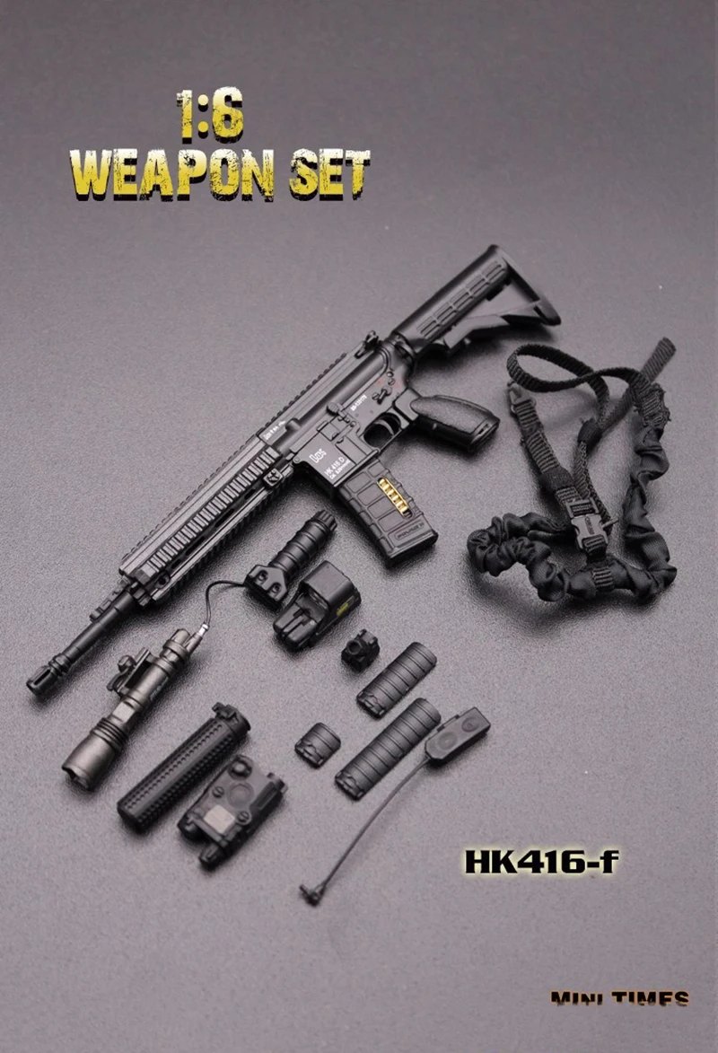 1/6 Masto mini kartus žaislai 1/6 HK416 serijos M4 serijos Šautuvas, Pistoletas Ginklas Modelis Žaislai F 12