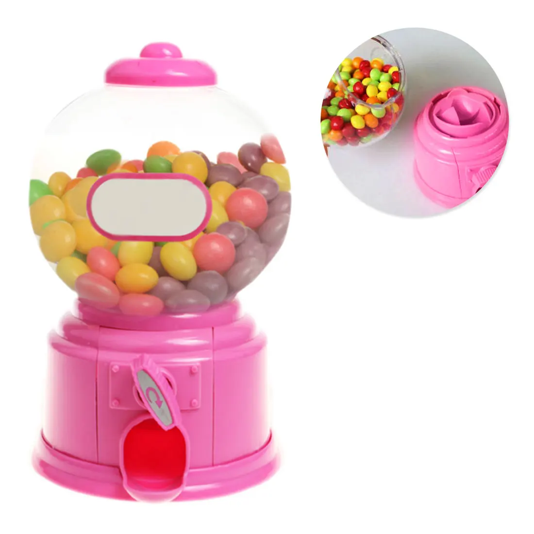 Mini Candy Mašina Kūrybos Mielas Saldainiai Burbulas Gumball Balionėlis Monetos Banko Vaikams, Žaislas, užkandžiai talpinimo Kūrybos Mielas Saldainiai