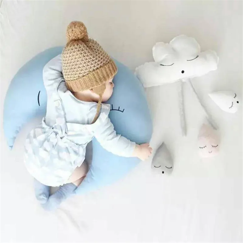 Mielas Mėnulis Pagalvėlės Nuraminti kūdikio Pagalvė, Miegamojo Baby Safe Pagalvėlės Namuose Papuošti Fotografijos Rekvizitai Geriausia Kalėdų Dovanos