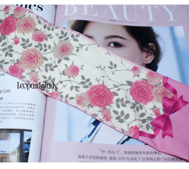Pink Gėlių Lankas Spausdinti Pėdkelnės Apatinio Triko Moteriški Modeliai Dizaino Kojinės Ponios