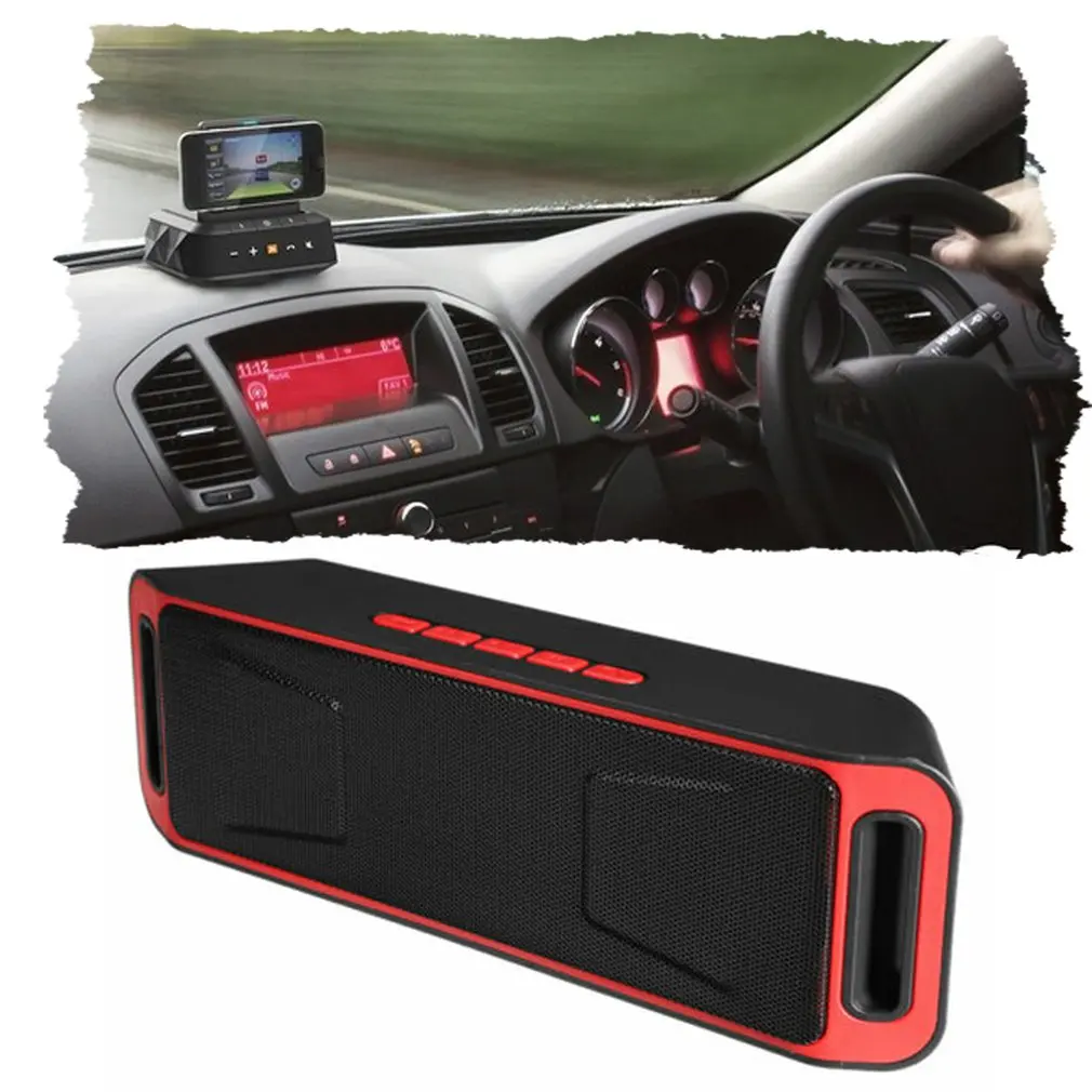Lauko automobilių dual žemų dažnių garsiakalbis belaide Vandeniui USB/TF/AUX, FM Balso pranešimus, Skambinimo funkcija
