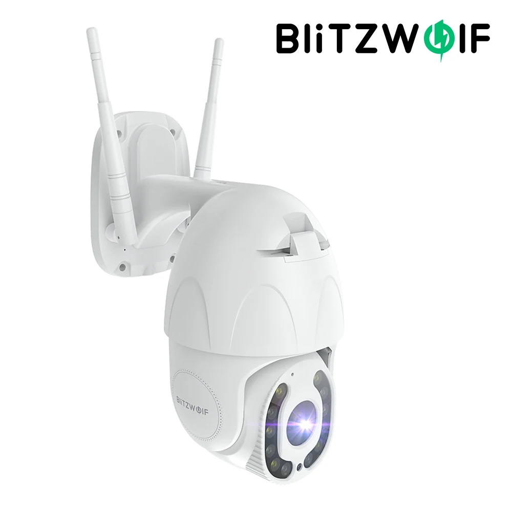 Blitzwolf Lauko Saugumo PTZ 1080P Wifi, IP Kameros, Stebėjimo Kameros Žmogaus Judesio Atpažinimo Naktinio Matymo Dirba su Alexa