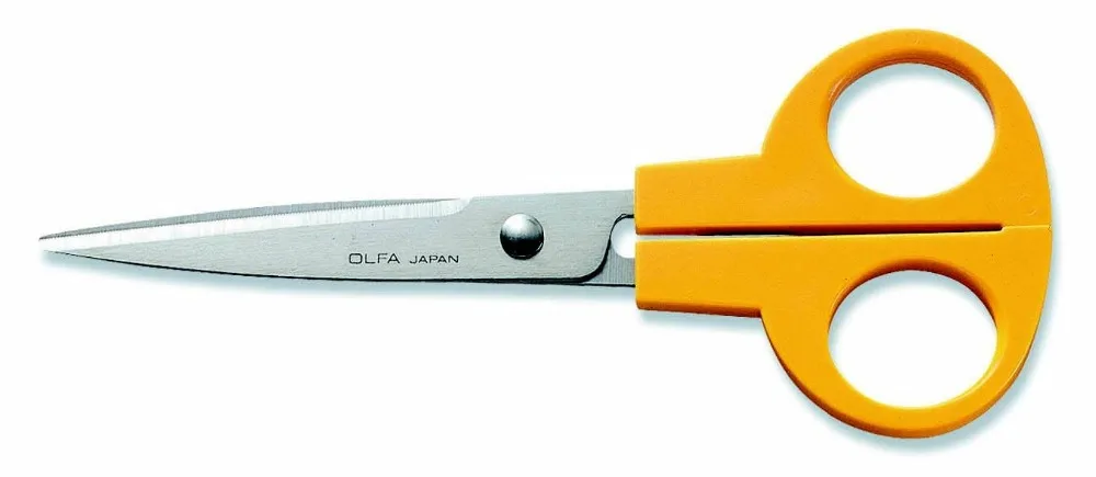 Airlfa SCS-3 Universalios žirklės Japonijos olfa su smulkiai dantytas slydimo Labai aštrus