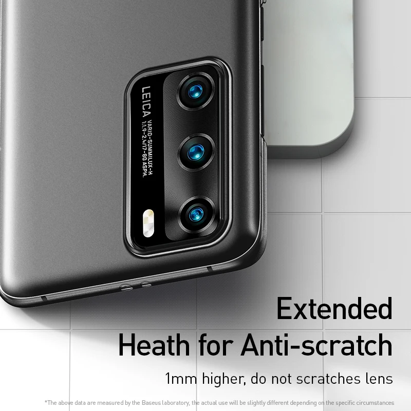 Baseus Ultra Plonas Telefoną Atveju Huawei P40 Pro Plus P40 Atveju Coque Matinis Aišku, Atsparus Smūgiams Galinio Dangtelio Huawei P 40 Pro Fundas