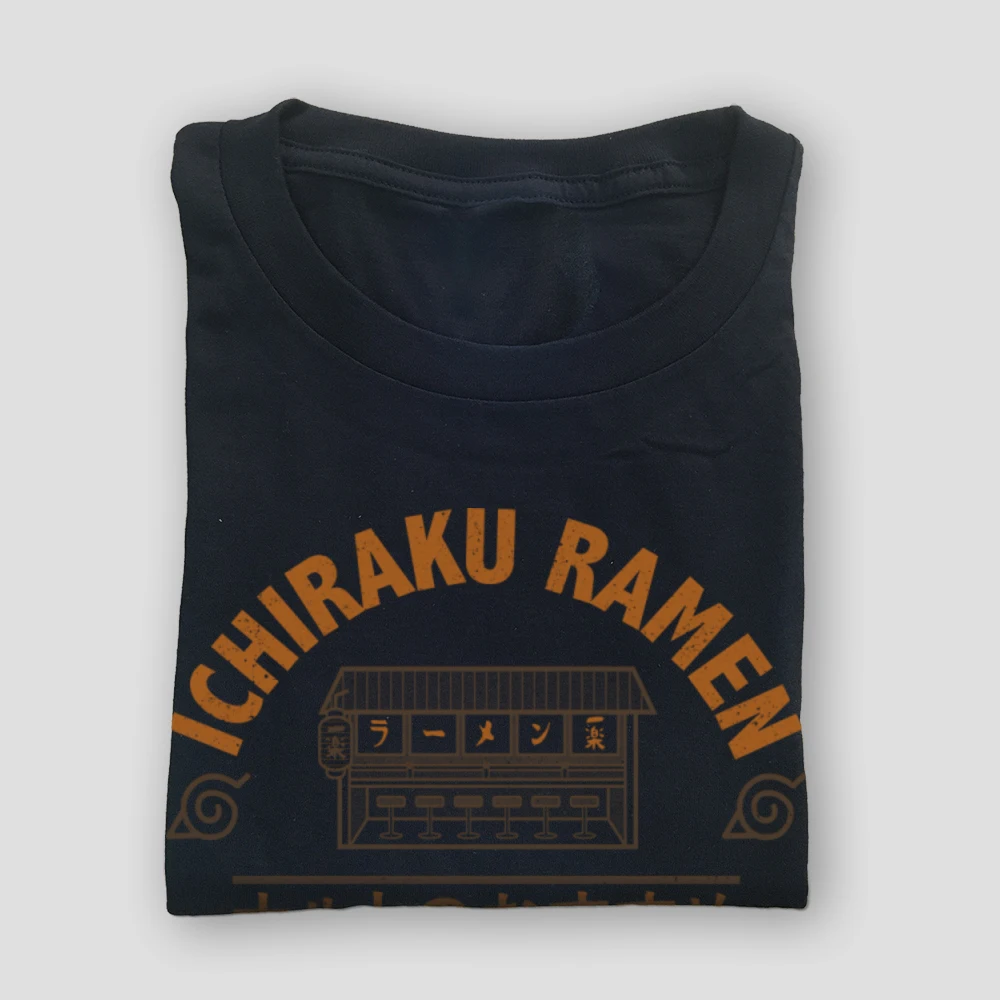 Ichiraku Ramen Uzumaki Naruto Tshirts Akatsuki Sharingan Japonijos vyriški Marškinėliai, Medvilnės Audinys Hipster Retro T-Shirt