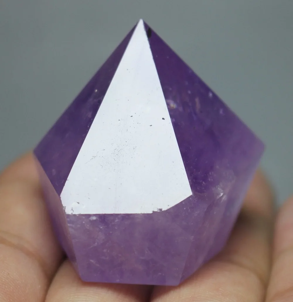 Natūralus ametistas kvarco kristalo lazdelė taško rieki gydymo vidaus apdaila