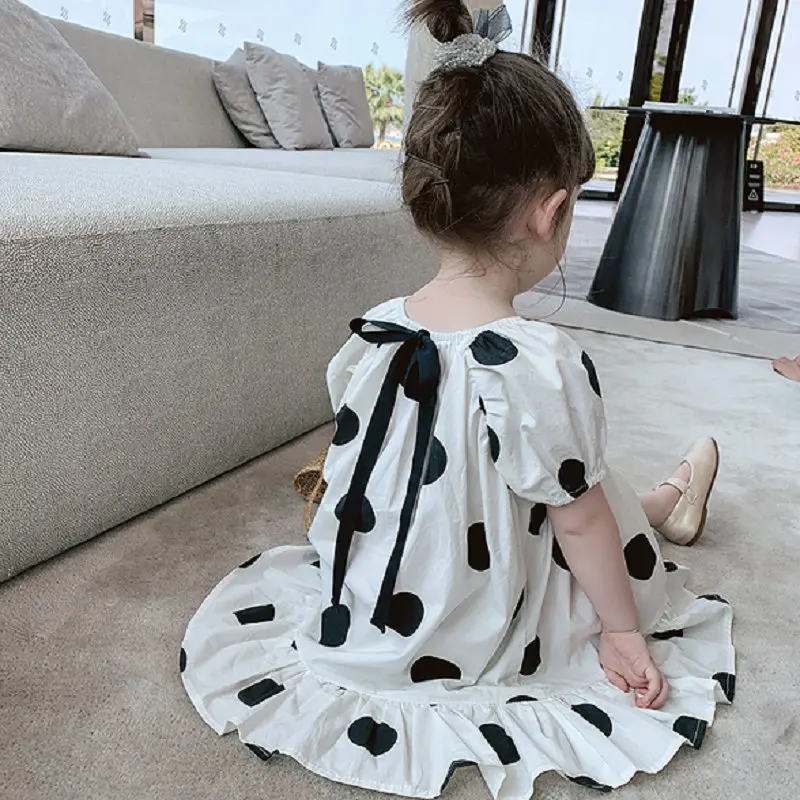 Mihkalev Modelį, Vaikai Medvilnės Dot 2020 Metų Vasaros Suknelė Vaikams Mergaitėms Raukiniai Tutu Sukneles Vaikų Vasaros Drabužių vestido