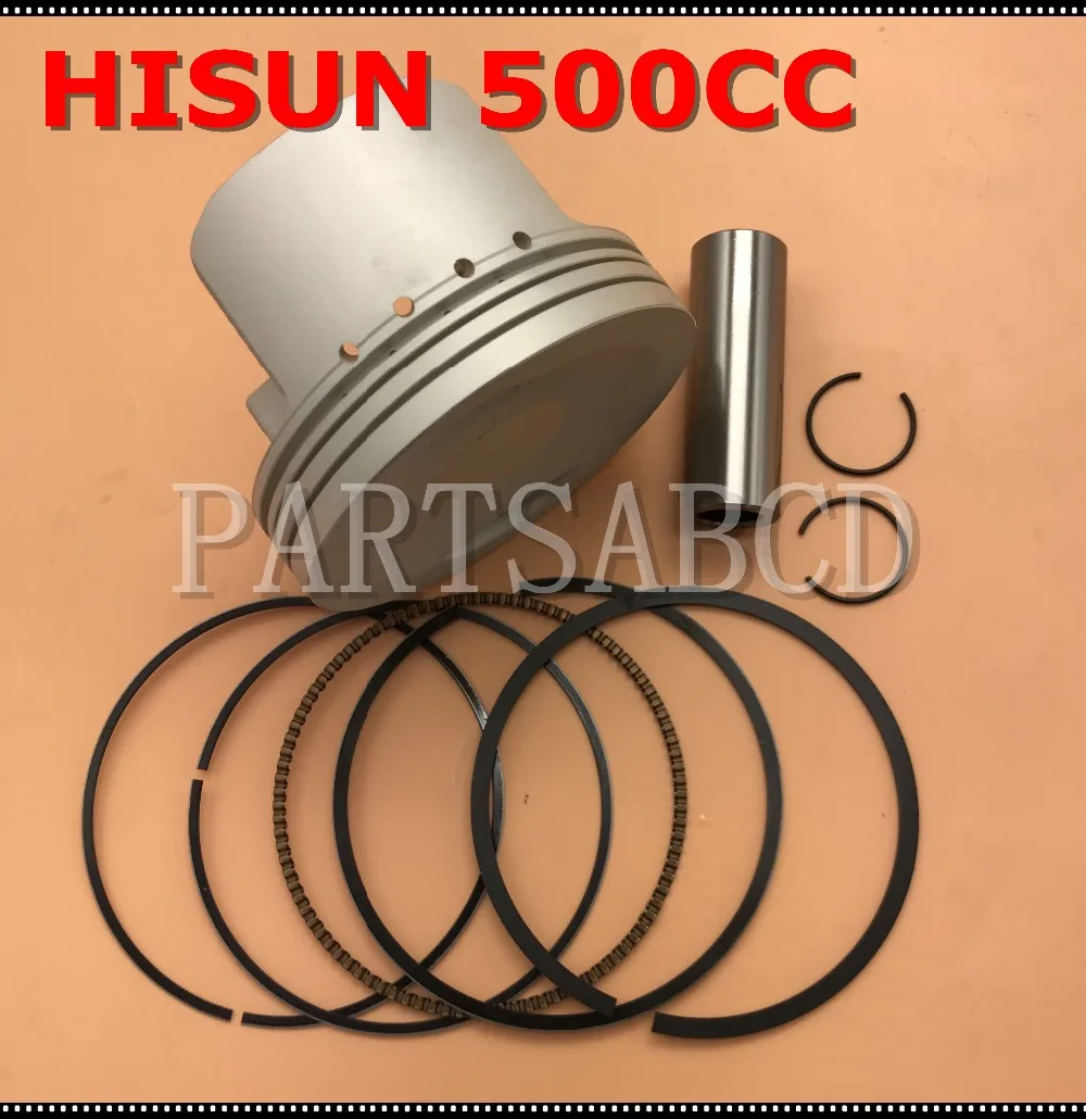 HISUN 500CC HS500 ATV Stūmoklio Rinkinys su Žiedo Įrašus ir Pin