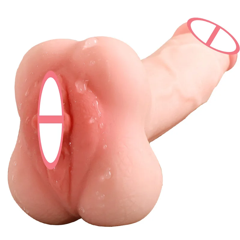 Vyrų ir Moterų Sekso Žaislai Silikono Tikroviškas Dildo Penis Extender Rankovės Nekilnojamojo Pūlingas Makšties Fake Ass Gėjų Sekso Žaislas Poroms