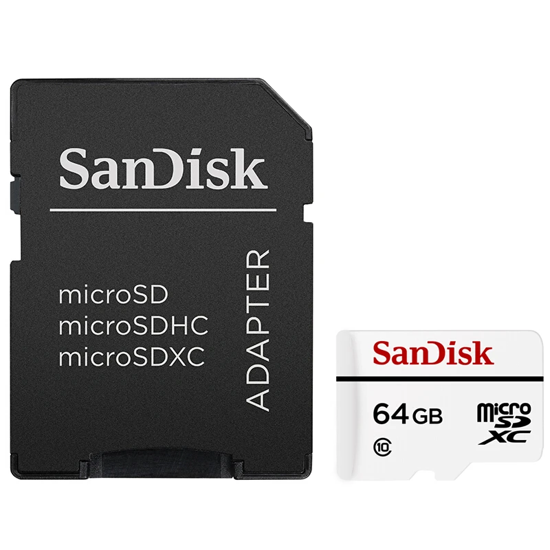 SanDisk micro SD Kortelė 32GB 64GB Didelės Ištvermės Vaizdo Stebėjimo 