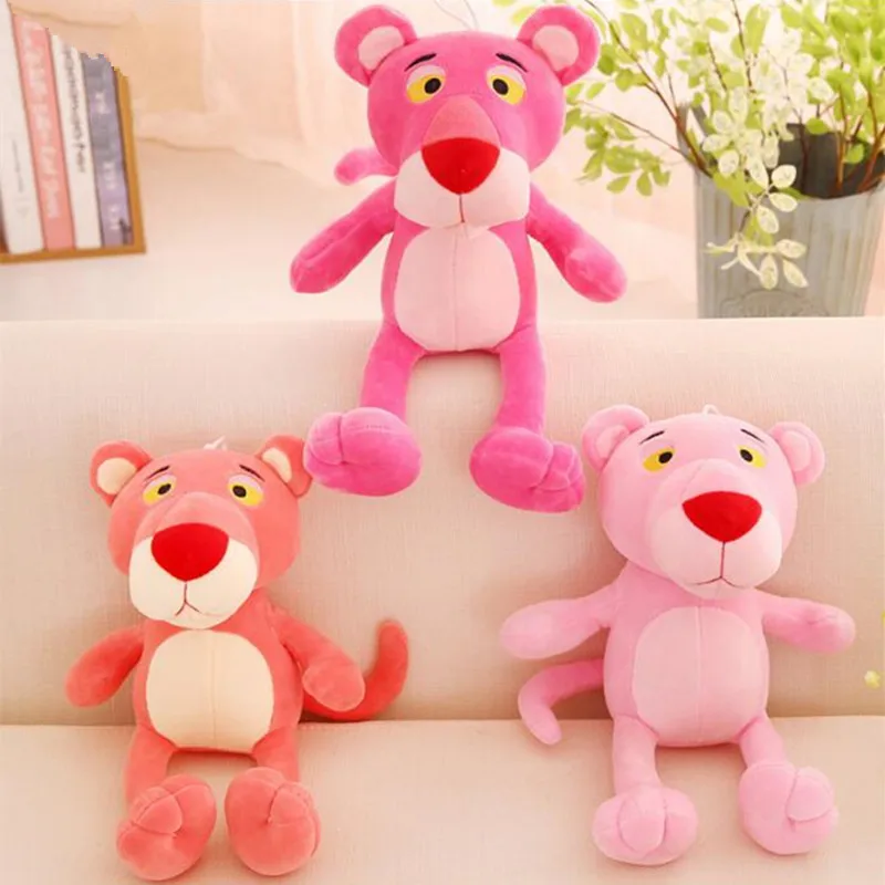2017 Nauji Žaislai Plaything Mielas Neklaužada Pink Panther Pliušinis Įdaryti Žaislas, Lėlė Namų Dekoro 25CM vaikus mergina Gimtadienis-geriausia dovana