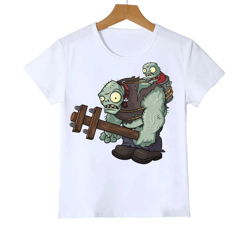 2020 nauja, t-shirt vaikų augalai vs zombies sodo karo spausdinimo dizainas berniukas/mergaitė žaidimas vasaros atsitiktinis marškinėliai vaikams drabužių viršų