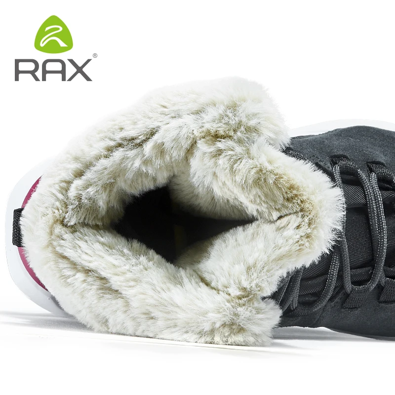 RAX Vyriški natūralios Odos Vaikščiojimo Batai, Kalnų Kelionėse Batai, Vilnos Žiemos Snowboots Moterų Sporto Sportbačiai Vaikščiojimo Batai