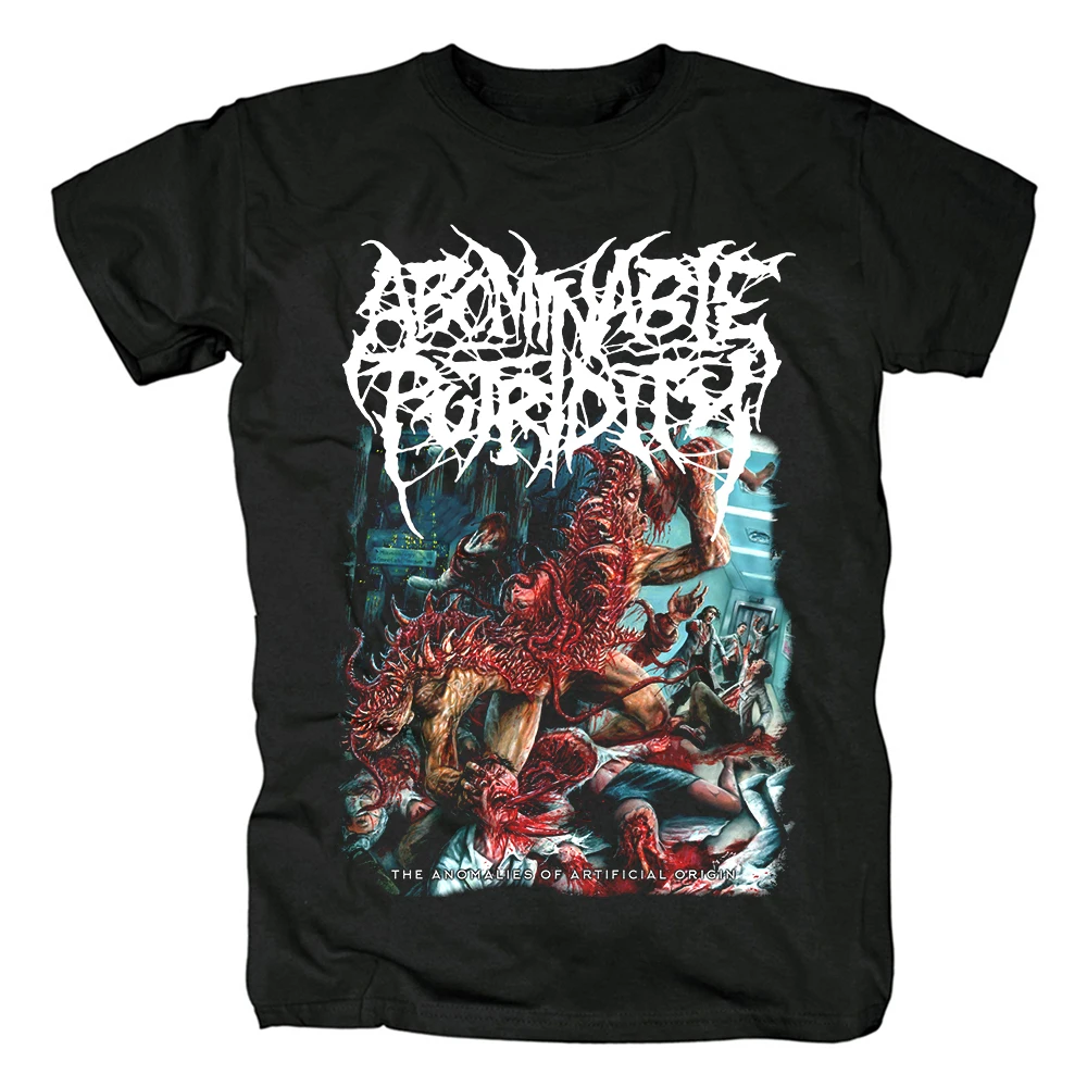 Bloodhoof bjaurus putridity grupė death metalo black T-shirt Azijos Dydis