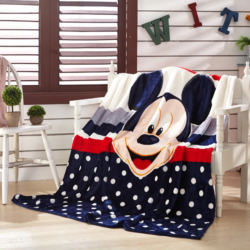 Disney Mickey Minnie Antklodė Mesti Minkšta Flanelė Animacinių filmų Dygsnio Užšaldyti Vaikų mergaičių ant Lovos, Sofos, Sofos, vaikų vilnonis pledas