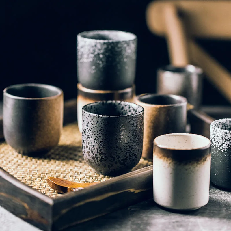XINCHEN 150ml 200ml Japonų Stiliaus Teacup Vandens Puodelį Tauriosios Keramikos, Rankomis dažyti Kungfu Teacup Virtuvė Drinkware