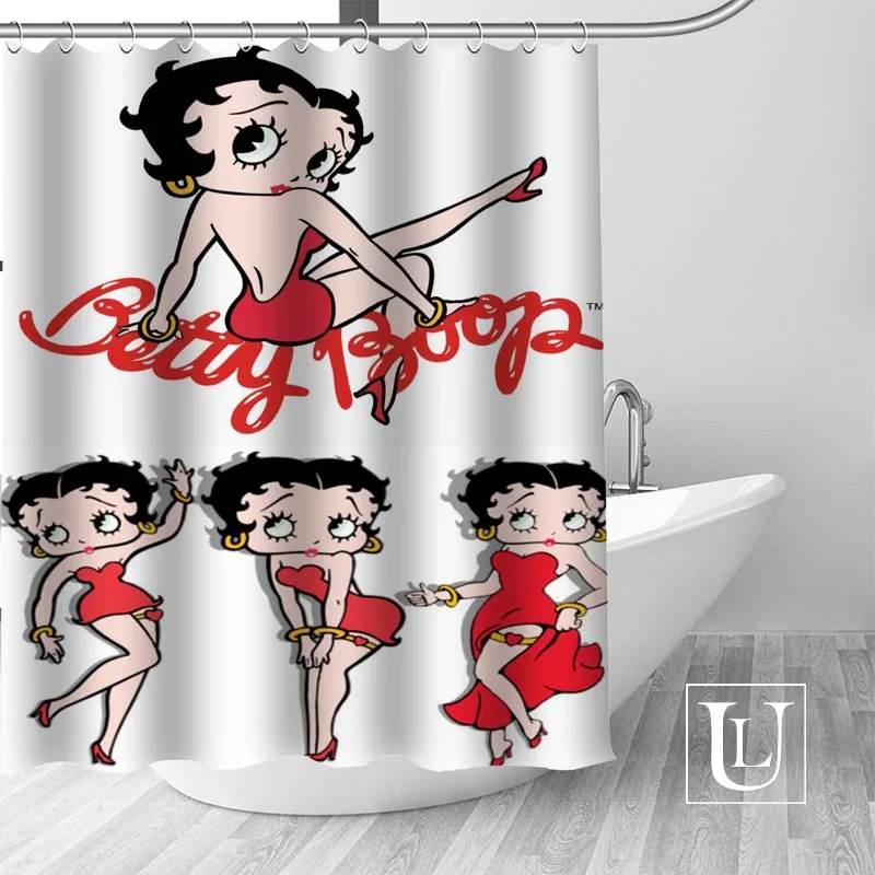 Betty Boop Dušo Užuolaidos Individualų Vonios Užuolaidų Vandeniui Vonios Kambarys Poliesterio Audinio Dušo Užuolaidos Aukštos Kokybės