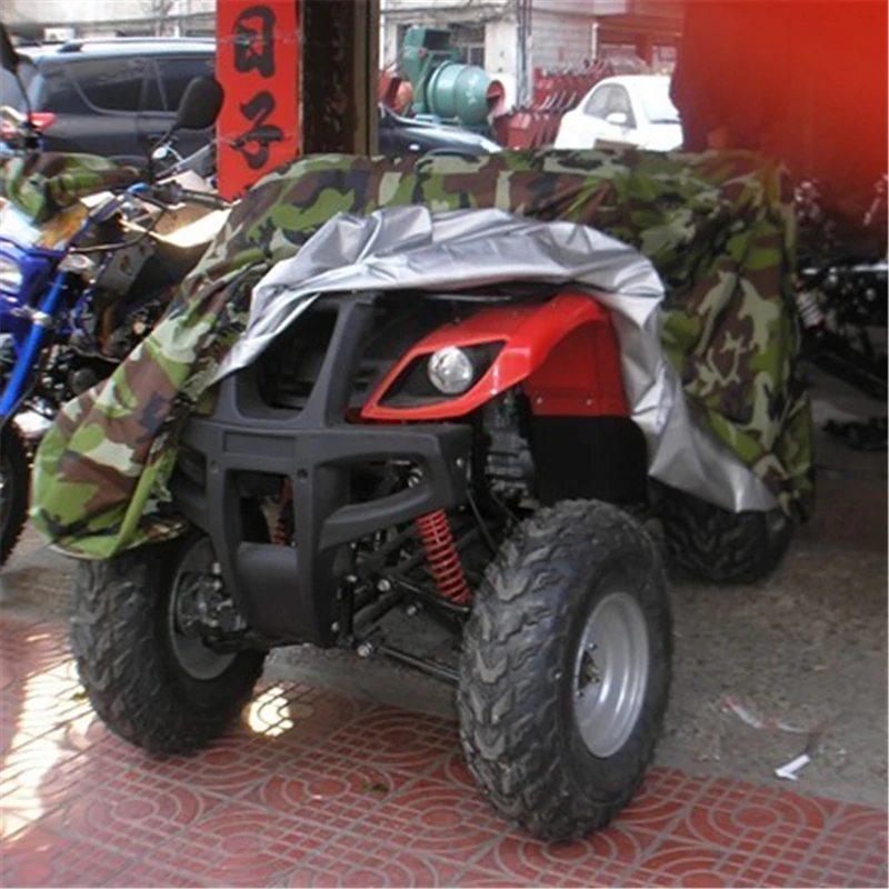 190T keturračiais ATV Padengti Kamufliažas Vandeniui atsparus Dulkėms Anti-UV ATV, Scooter, Motociklai Padengti Apsaugos XL XXXL Honda Yamaha