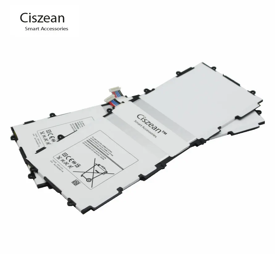 Ciszean 1x 6800mAh T4500E / T4500C Bateriją, Skirtą Samsung Galaxy Tab Tabletę 3 10.1 P5200 P5210 P5220 P5213