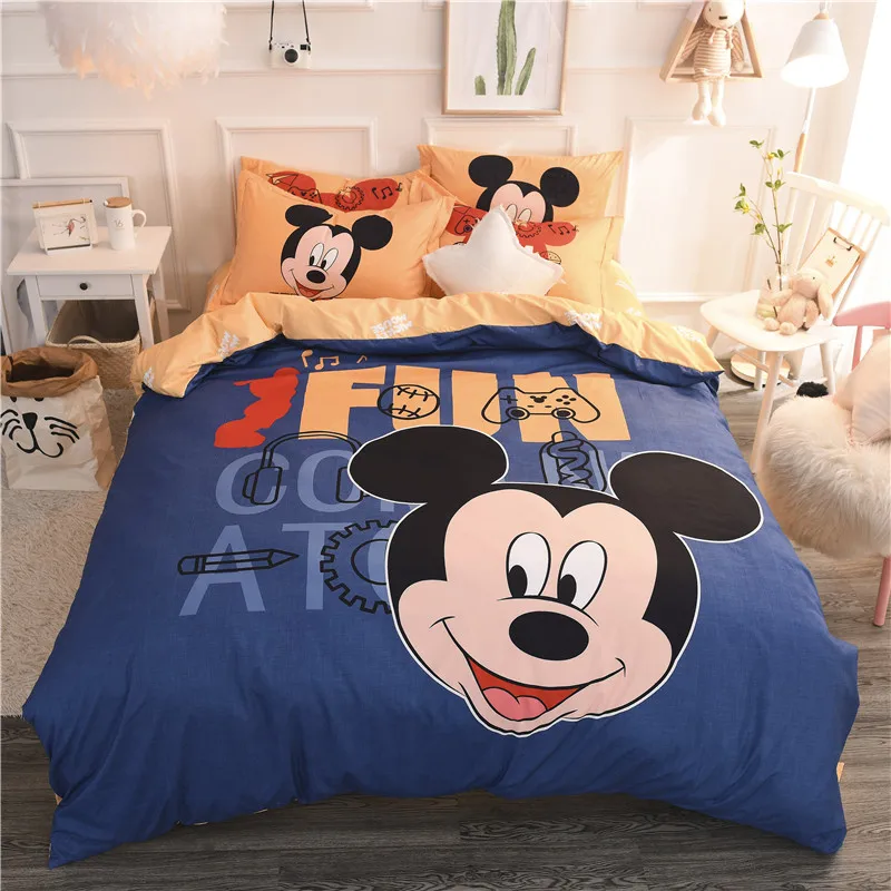 Mickey Mouse Lova, Patalynė Vaikams, miegamojo Medvilnės antklodė antklodžių užvalkalus twin karalienės dydžio antklodės Suaugusiųjų Vaikų 3d atspausdintas minkštas