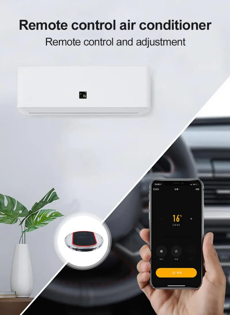 Belaidžio Smart Home IR Remote Controller Hub Tuya WiFi Centrinis Valdiklis, Oro Kondicionierius, TV Darbo Su Alexa 
