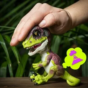 Piršto Dinozaurų Elektroninių Pet Interaktyvus Žaislas Naminiai Raptor Bruce Piršto Dinozaurų Vaikams Kalėdų Dovana, Žaislai Vaikams