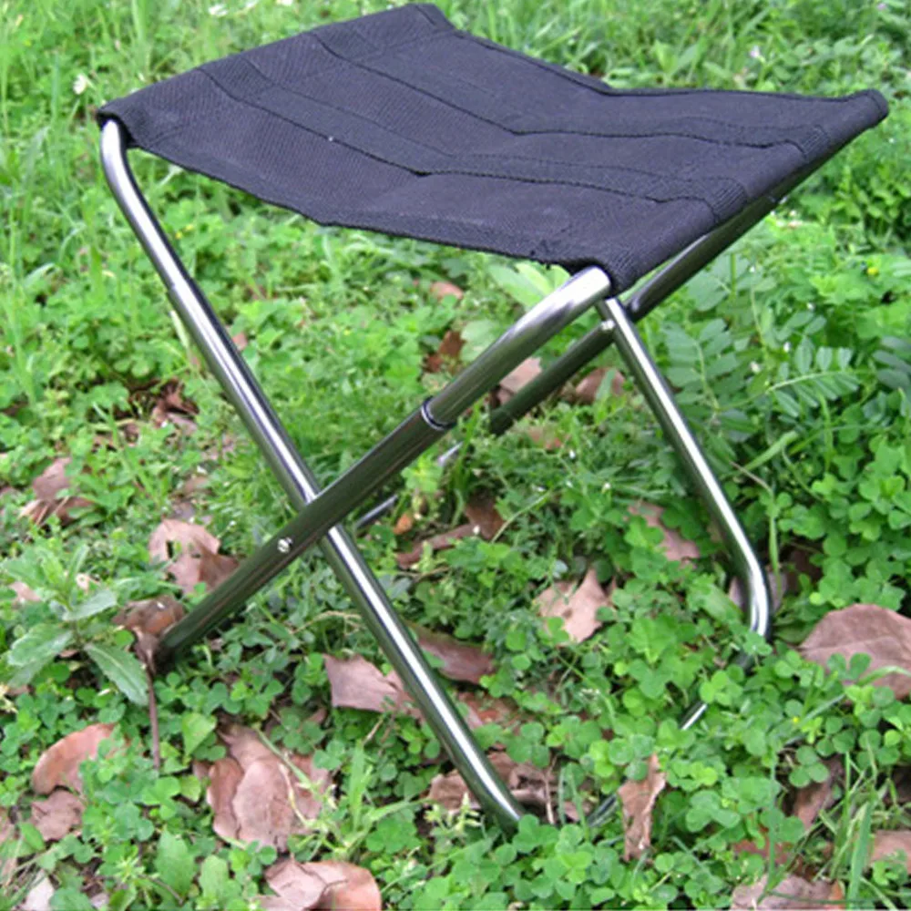 Sulankstomoji kėdė aukštos kokybės Lauko Laisvalaikio Aliuminio Lydinio Lankstymo Išmatose, Juodas Žalias nešiojamų lauko sporto žvejybos kėdės