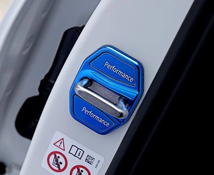 Nerūdijančio plieno 4pcs automobilių durų užraktas sugauti apsaugos dangtis,hasp padengti BMW 5series,6GT,7series, X1 X3 X4 X5 2016-2019