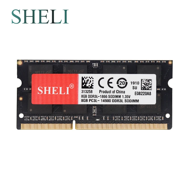 SHELI 4GB 8GB PC3-8500 / 10600/12800 14900 DDR3-1066Mhz 1333Mhz 1 600mhz 1866Mhz DDR4-2133 2400 2666MHZ SO-DIMM Laptop Memory Ram
