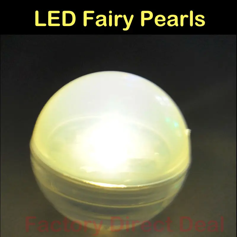 Pasakų LED Perlai!!!(50pcs/Lot) Vestuvių Dekoravimas 2CM Mini Spalvinga Mažas Akumuliatoriaus Led Uogos Vandeniui Plūduriuojantis LED Žibintai