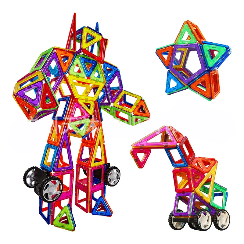 Mini Magnetiniai Blokai Pastatų Statybos Žaislai 20-166PCS Magnetinio Dizaineris Vaikams Magnetas Švietimo Žaislai, Žaidimai Vaikams