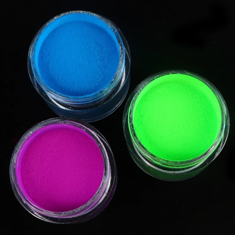 3Box Nagų Akrilo Milteliai Neon Pigmento Kristalų Polimero Gelio Nagų Dailės Papuošalai Pratęsimo Statybininkas Nagų prekių Tiekimo Specialistų