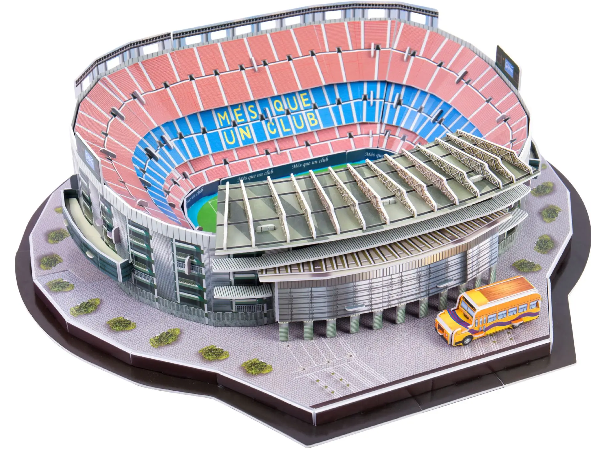 Pasaulyje garsaus Stadionas 3D Popieriaus Dėlionė Futbolo Srityje Asamblėjos Modelis Vaikai 