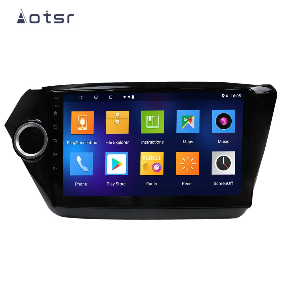 GPS navigacija android 9.0 Automobilių DVD grotuvas, Kia K2 RIO 2010-2017 headunit automobilio radijo Automobilių Vaizdo Grotuvai juostos garso grotuvas, stereo