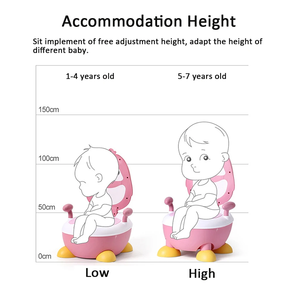 Mielas Pingvinas Ajustable Aukštis Kūdikių Pamišęs Mokymo Seat Portable Tualetas Kūdikių, Mergaičių Infantil Kietas Kūdikių Berniukų Vaikų Puodai