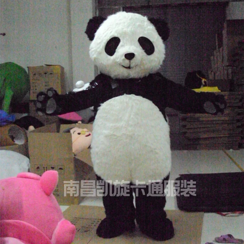 Kinijos didžioji Panda Talismanas Kostiumas Polar Bear talismanas kostiumas mielas animacinis personažas mascotte costum Cosplay Apranga Suaugusiųjų Dydis