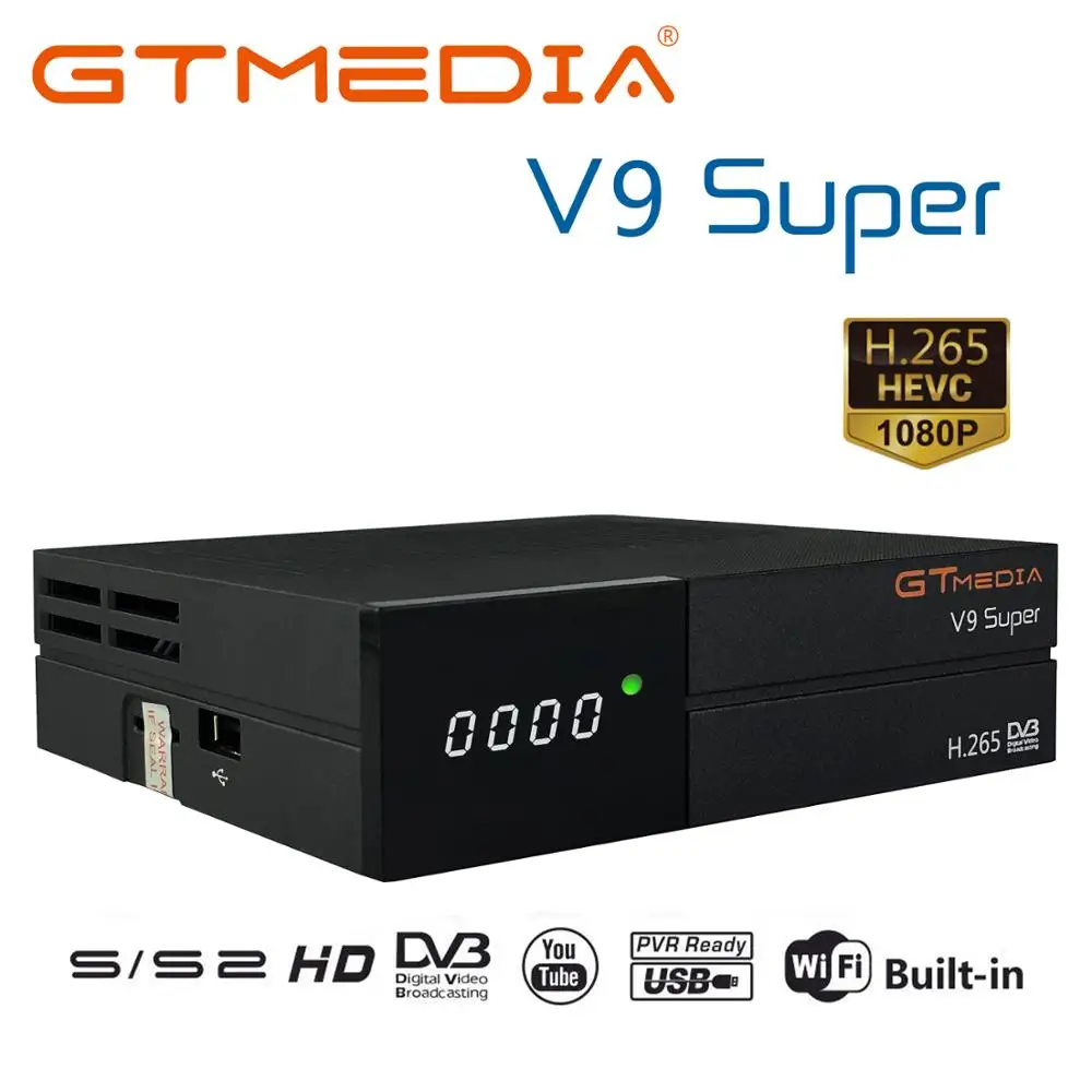 Palydovinis imtuvas GTmedia-V9 V8X, DVB-S2, 1080P, Europa, Ispanija, kaip GTmedia V8 Nova,suderinama su IPTV TELEVIZIJA Dekoderis