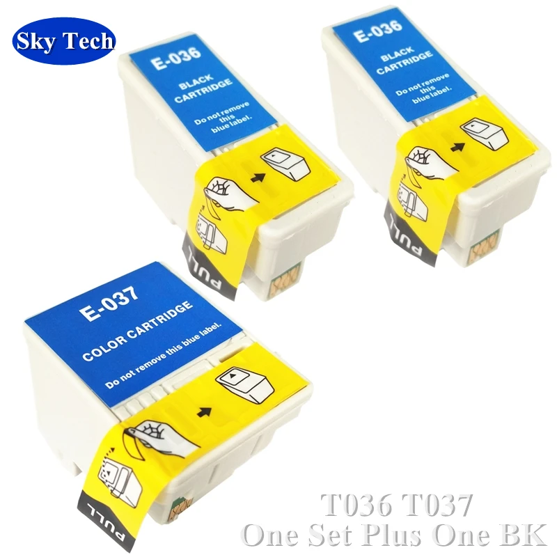 Kokybės Suderinama Rašalo Kasetė Epson T036 T037 , Epson Stylus C46 C42UX C44UX spausdintuvą