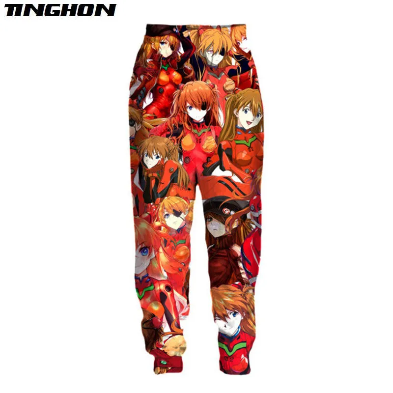 Cool Anime Hoodie Asuka Langley Soryu Spausdinti Palaidinukė Unisex Moterų/vyrų Megztinis Hipster Cosplay Streetwear Plius Dydis XS 6XL 7XL