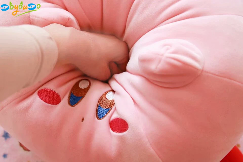 Didelio Dydžio Žaidimas Kirby Rožinė Kirby Pliušinis Žaislas, Minkšti Kimštiniai Pliušas Pagalvės Įdaryti Lėlės Animacinių Filmų Pagalvėlė Mergaitės Dovana, Namų Dekoro